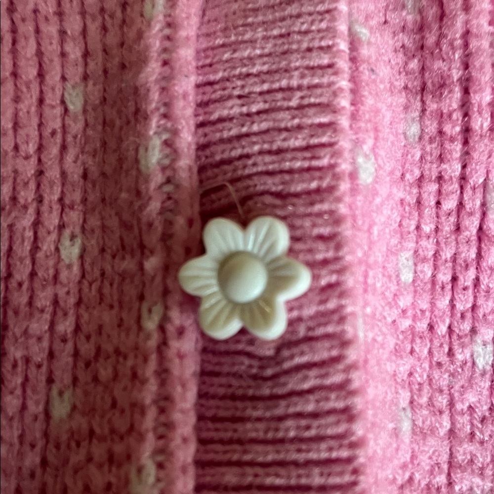 Disney Pink Kids Sweater with Embroidered Design 2T - Picture 5 of 7